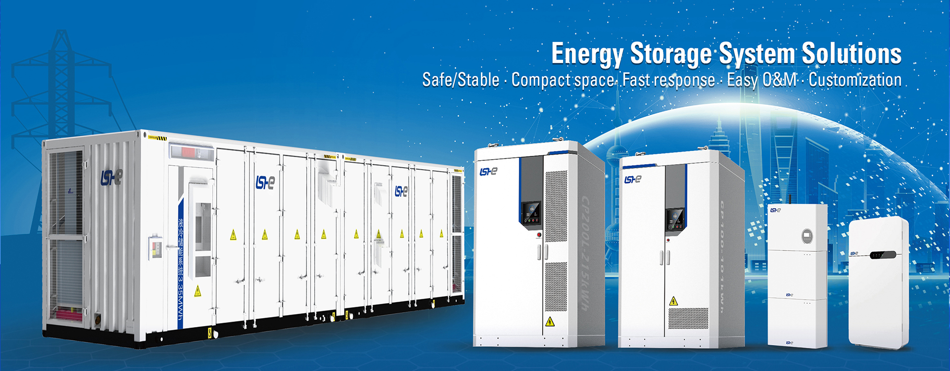 Soluções para sistemas de armazenamento de energia