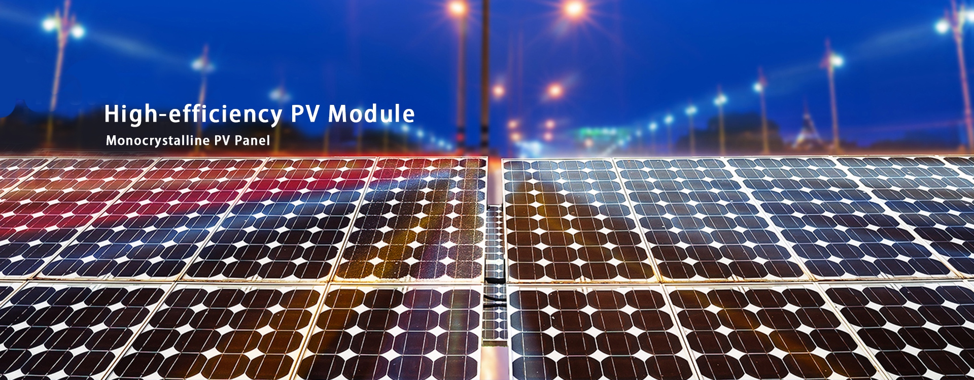 Panneau PV monocristallin de module PV à haut rendement