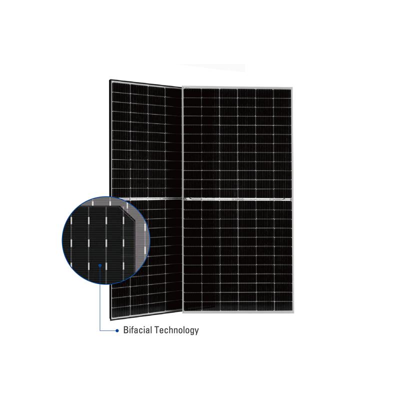 Módulo fotovoltaico monocristalino bifacial tipo P con...